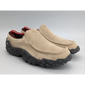 Tommy Hilfiger Ladies Brown All Terrain Slip On Leather Deck Dress Shoes Size 11